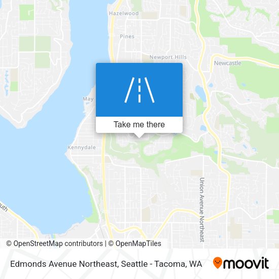 Edmonds Avenue Northeast map