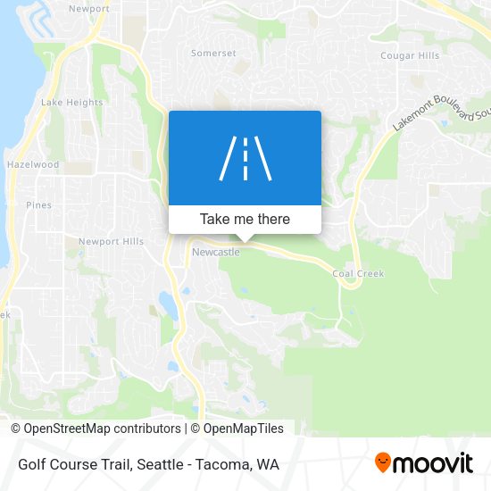 Mapa de Golf Course Trail