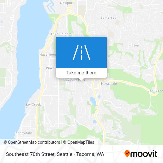 Mapa de Southeast 70th Street