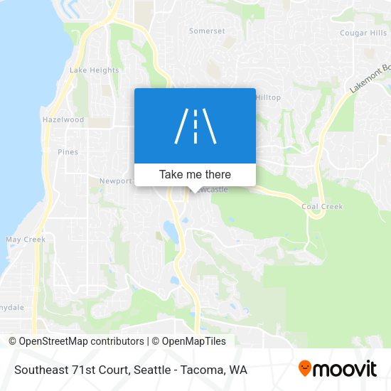 Southeast 71st Court map