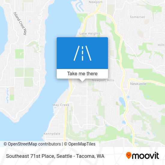 Mapa de Southeast 71st Place
