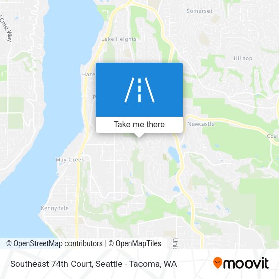 Southeast 74th Court map