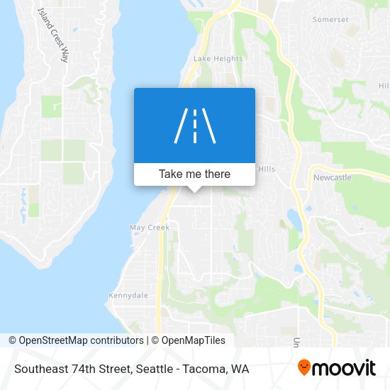 Mapa de Southeast 74th Street