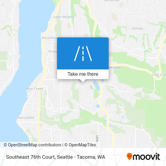 Southeast 76th Court map