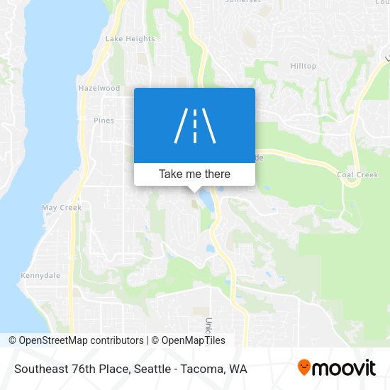 Mapa de Southeast 76th Place