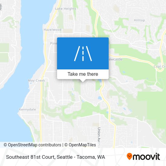 Southeast 81st Court map