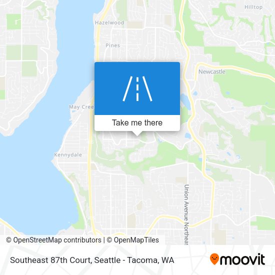 Southeast 87th Court map