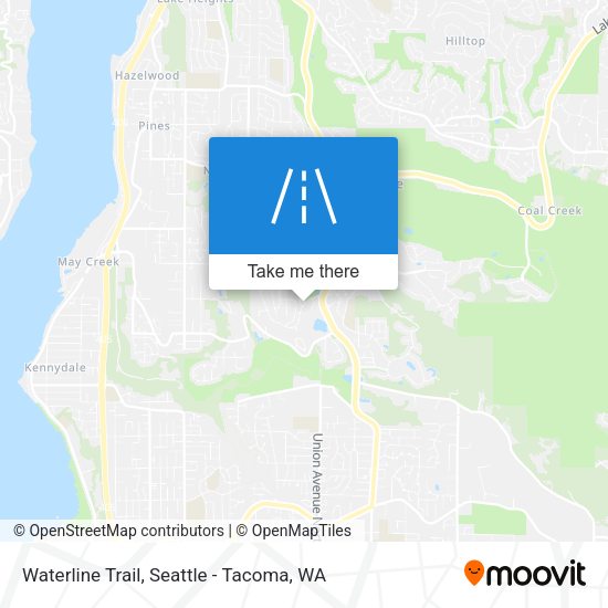 Waterline Trail map
