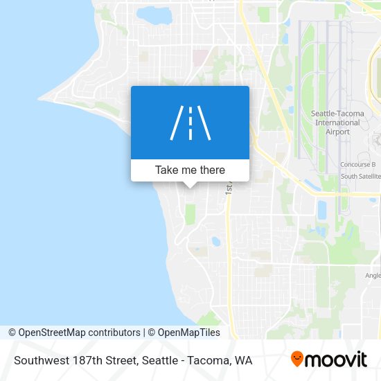 Southwest 187th Street map