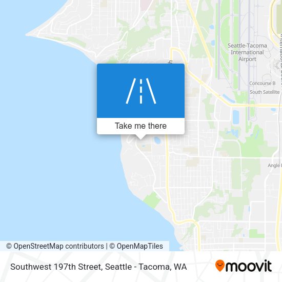 Mapa de Southwest 197th Street