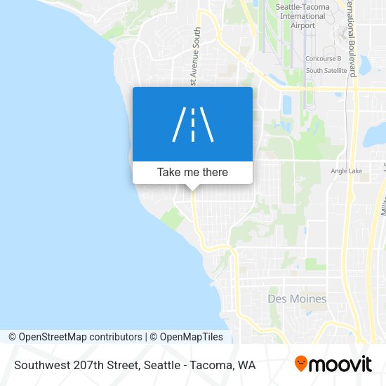 Mapa de Southwest 207th Street