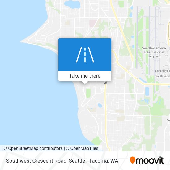 Southwest Crescent Road map