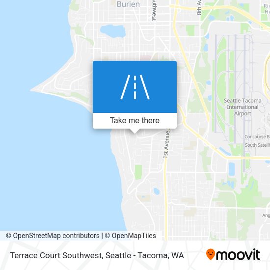 Terrace Court Southwest map