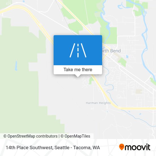 14th Place Southwest map