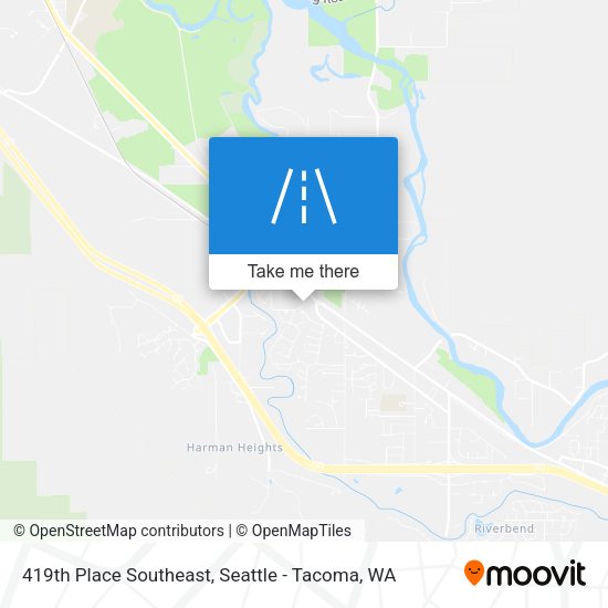 Mapa de 419th Place Southeast