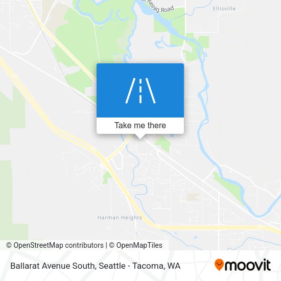 Ballarat Avenue South map