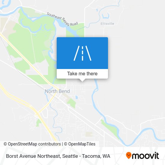 Mapa de Borst Avenue Northeast