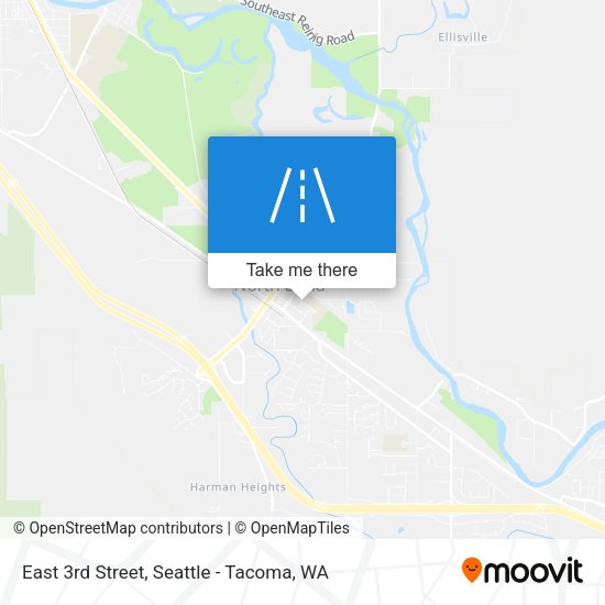 Mapa de East 3rd Street