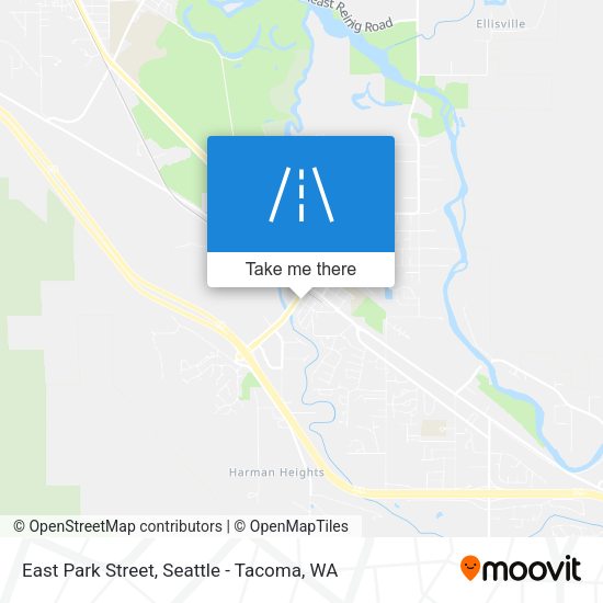 East Park Street map