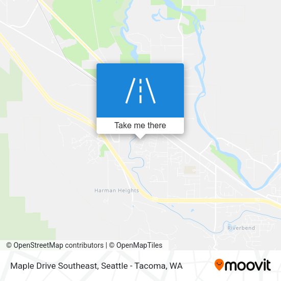 Maple Drive Southeast map