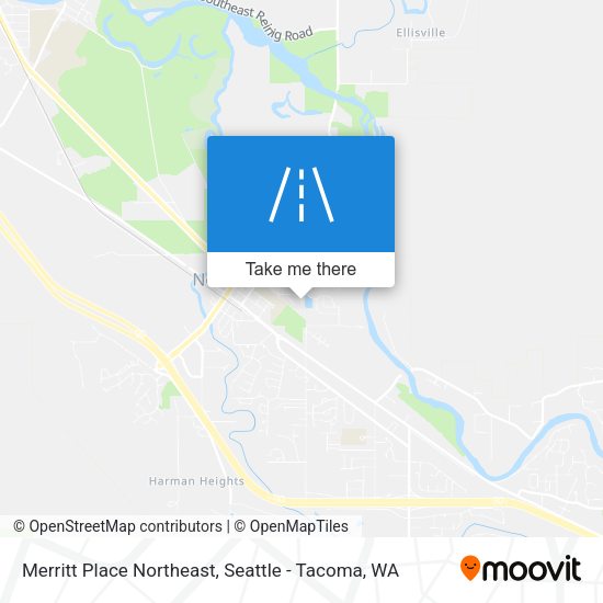 Mapa de Merritt Place Northeast