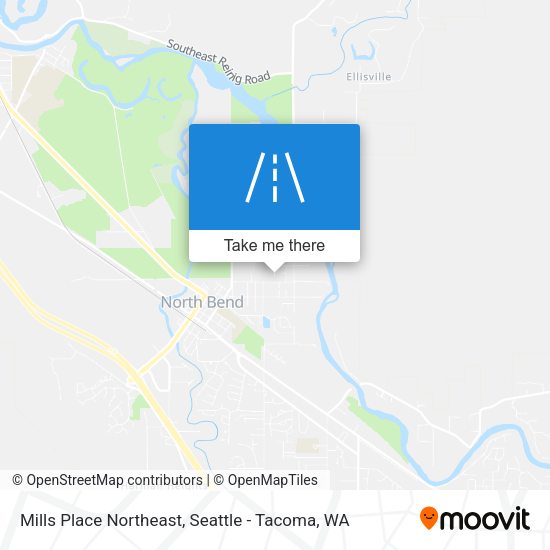 Mills Place Northeast map