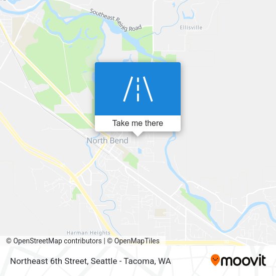 Mapa de Northeast 6th Street