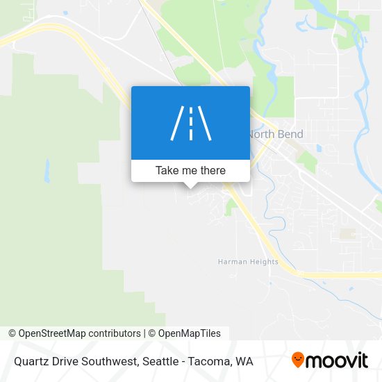 Quartz Drive Southwest map