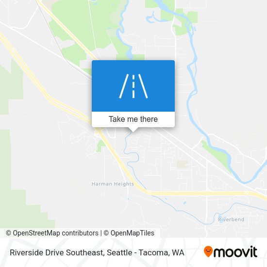 Mapa de Riverside Drive Southeast