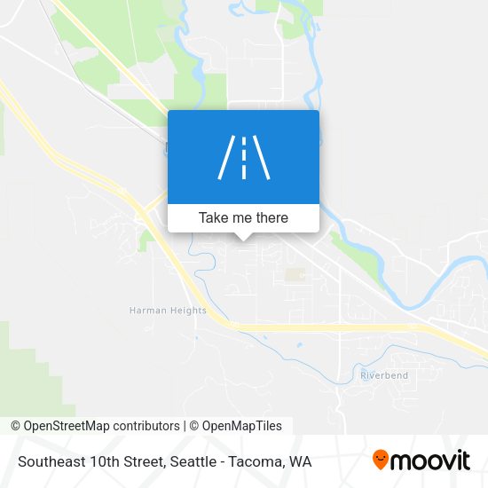 Mapa de Southeast 10th Street