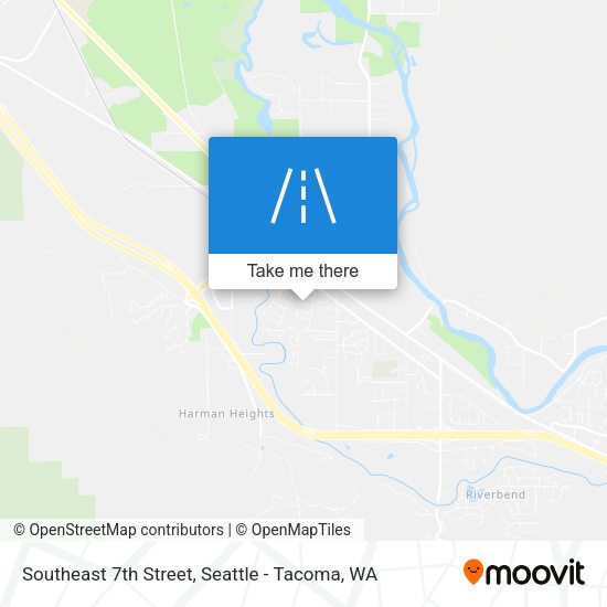 Southeast 7th Street map