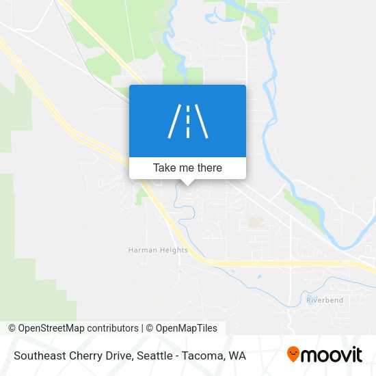 Mapa de Southeast Cherry Drive