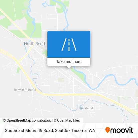 Southeast Mount Si Road map