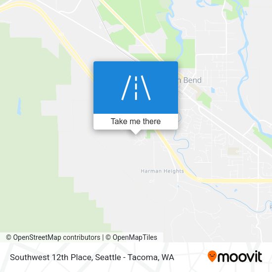 Mapa de Southwest 12th Place
