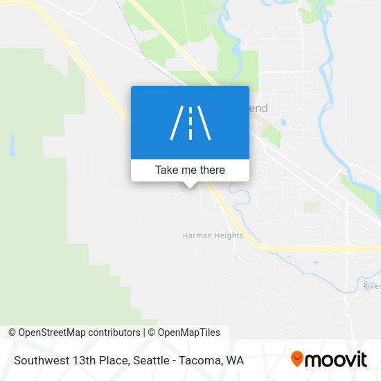 Mapa de Southwest 13th Place