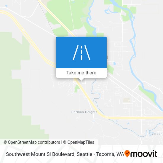 Mapa de Southwest Mount Si Boulevard