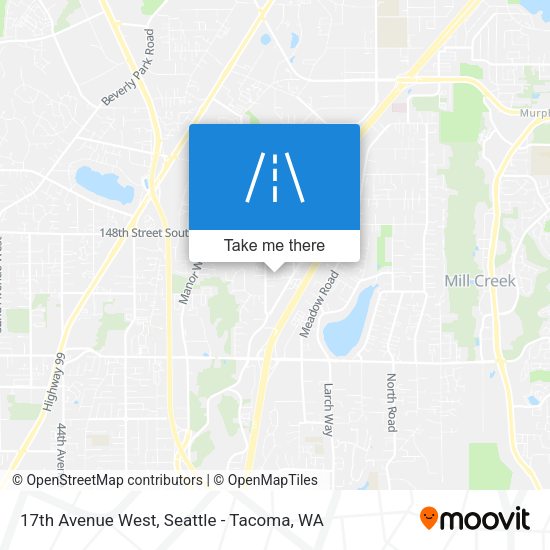 Mapa de 17th Avenue West