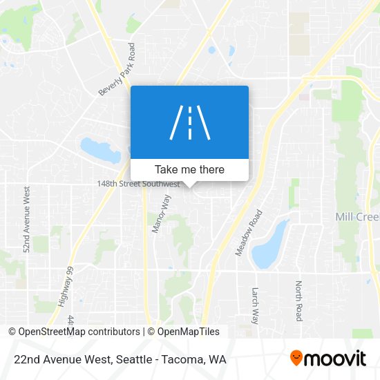 Mapa de 22nd Avenue West