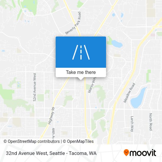 Mapa de 32nd Avenue West