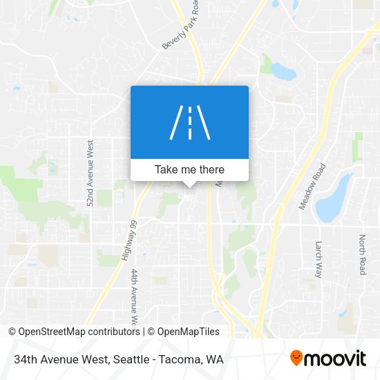 34th Avenue West map