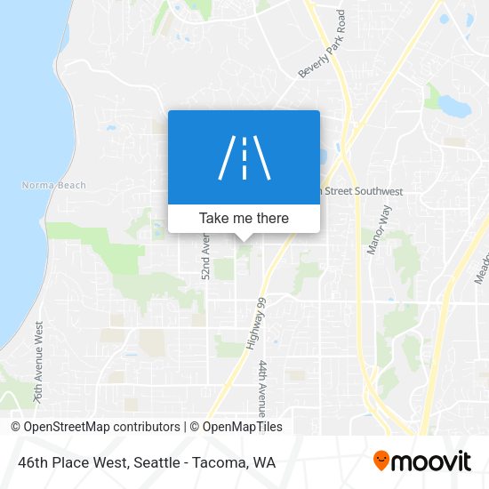Mapa de 46th Place West