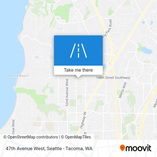 Mapa de 47th Avenue West