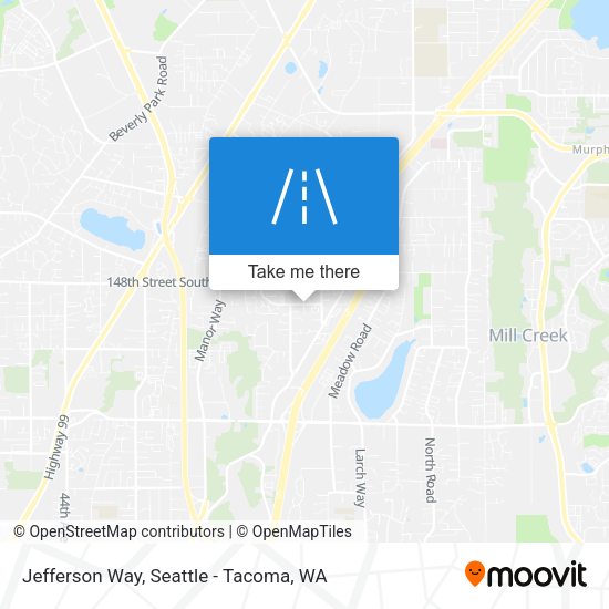 Mapa de Jefferson Way