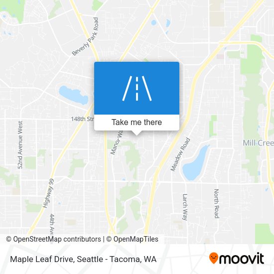Mapa de Maple Leaf Drive