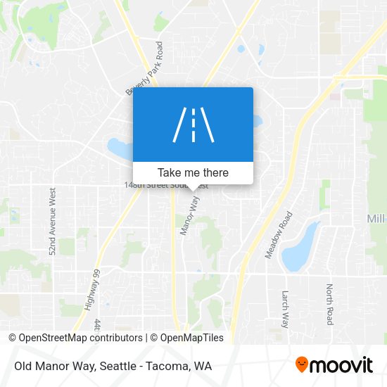 Mapa de Old Manor Way