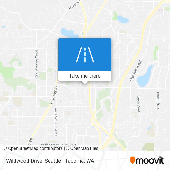 Wildwood Drive map