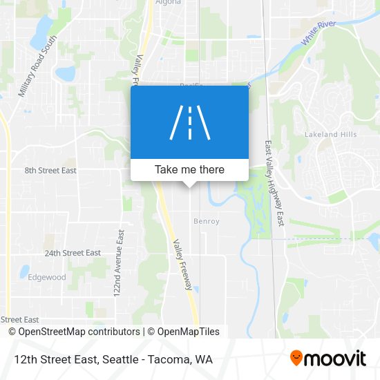 Mapa de 12th Street East