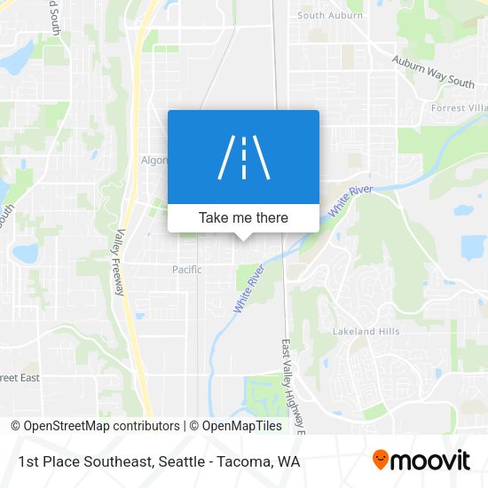 Mapa de 1st Place Southeast
