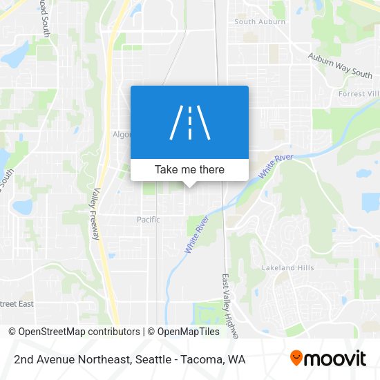 Mapa de 2nd Avenue Northeast
