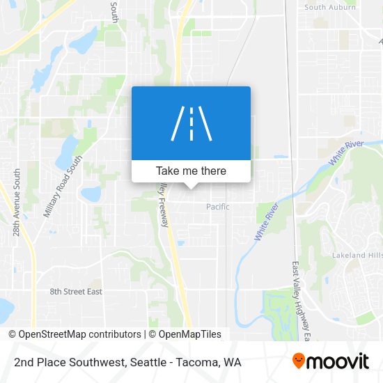 2nd Place Southwest map